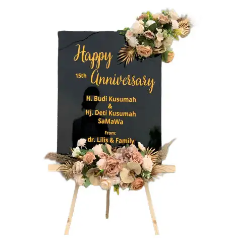 Papan Bunga Akrilik Ampera