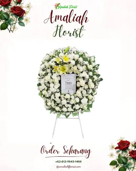 Krans Bunga Duka Ampera