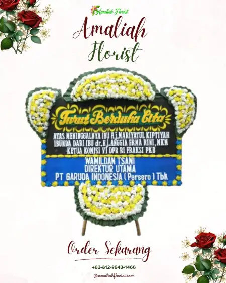 Papan Bunga Duka Ampera